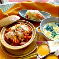 うどんでトーフミートグラタン