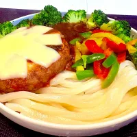 煮込ハンバーグシチューうどん| マニラ男さん