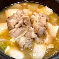 無水鶏味噌鍋|あきさん