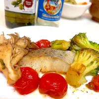 鱈と野菜のトマト炒め🍅🥦|うちかさん