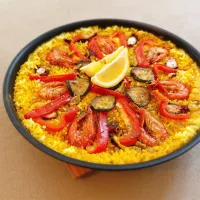 マヨルカ島の塩でパエリア