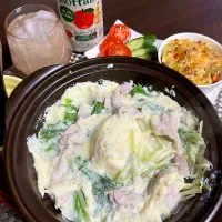 12/15晩酌：豆乳昆布茶鍋| ななみんさん