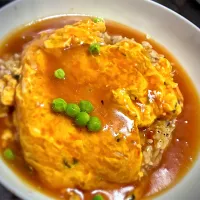 今夜は、ふわとろ天津飯を頂きました😋🎵🎉|ギムレットさん