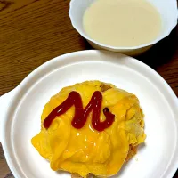 オムライス&じゃがいものポタージュ|o-kazuさん