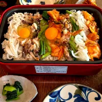 晩ごはん♯ビビンバ♯鯖のビビンバ|小松菜さん