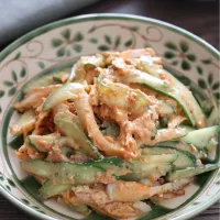 🆔515670                                                                       #きゅうりとちくわの韓国風ツナサラダ 💕|ともきーた (伊藤 智子)さん