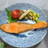 アルモンデ盛り合わせ（焼き鮭の出汁浸し他）|morimi32さん