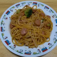 あるものでナポリタン|料理好きなじいさまさん