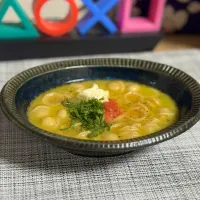 ワンパンで作るめんたいスープパスタ| OLの気ままご飯🍽さん