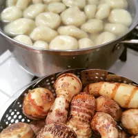 里芋とすいとん|クークマさん