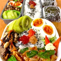 家族お弁当🍱✌︎(๑˃̶͈̀◡︎˂̶͈́๑)✌︎ ❤️|ふみぃさん