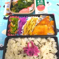 🍀2025/1215(月)マグロのフライ弁当| ともちんさん