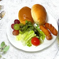 バターロールパンモーニング|besさん