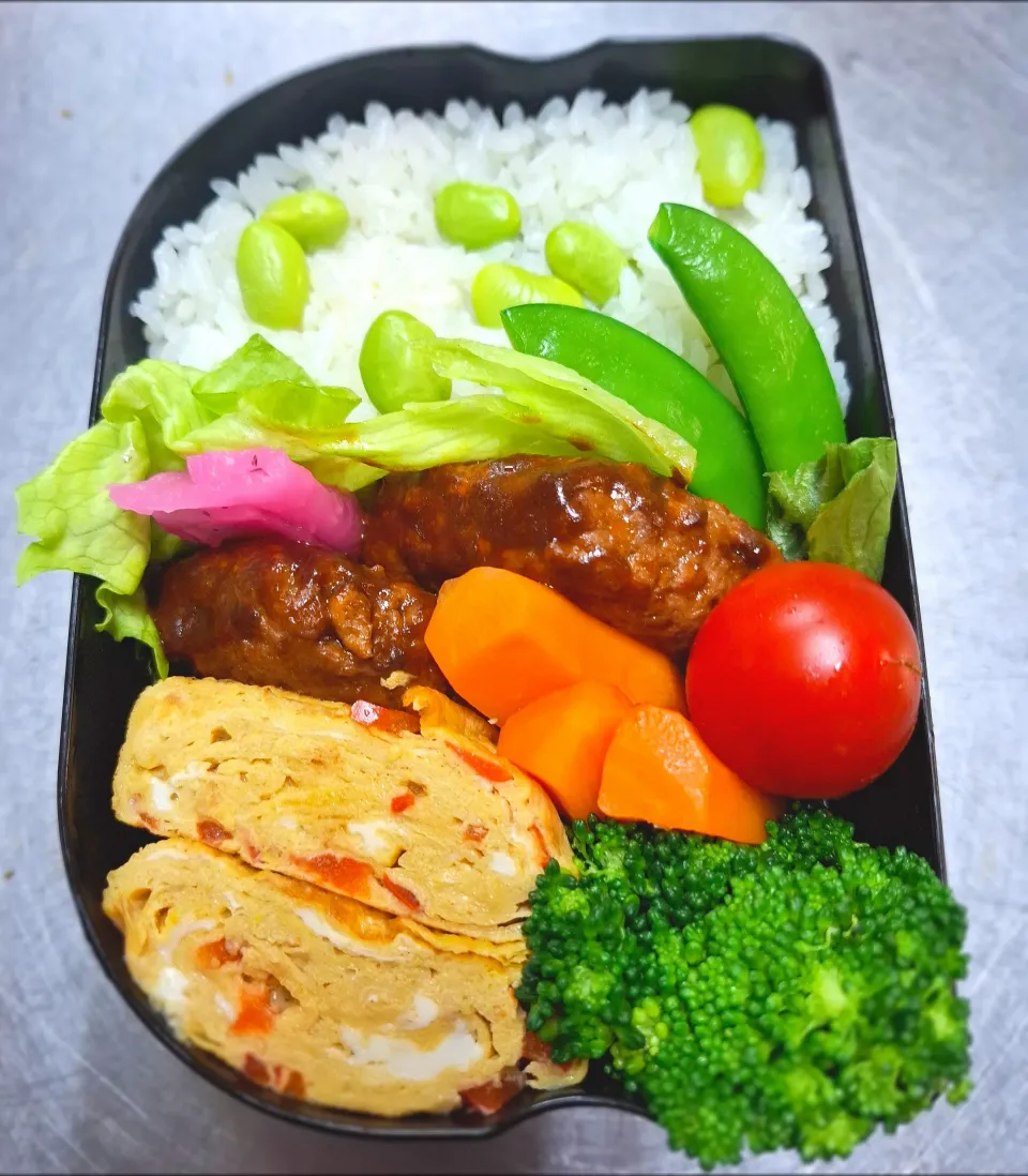 🐮ハンバーグ弁当🐮|ゆきさんさん