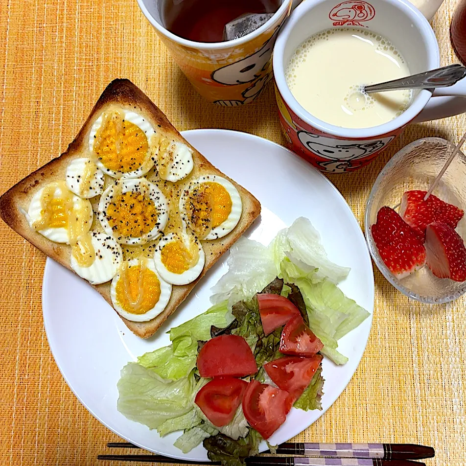 ゆで卵トースト|akkoさん