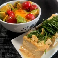 とうふのたたき
アボトマユッケ丼| マギーさん