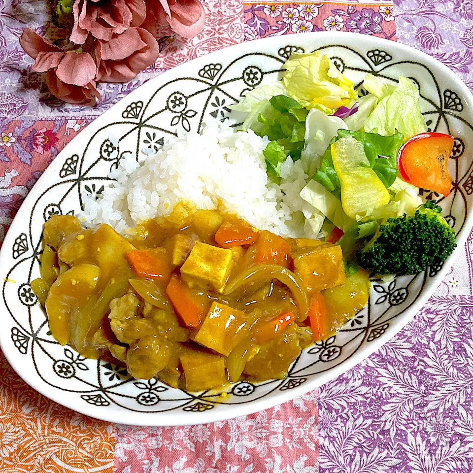 豚肉と厚揚げのカレー風✨|ringonamaさん