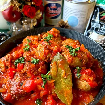 Snapdishの人気料理写真:【ユウキ世界の食卓探検隊🌏】アルボンディガス(スペインのミートボール)