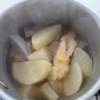 ２日目の小鍋にたぁ～んと質素にホクホク|みるくここあさん