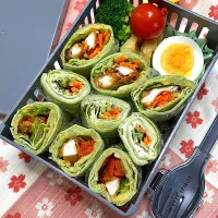 12/16 トルティーヤラップサンド弁当|JUNe28さん