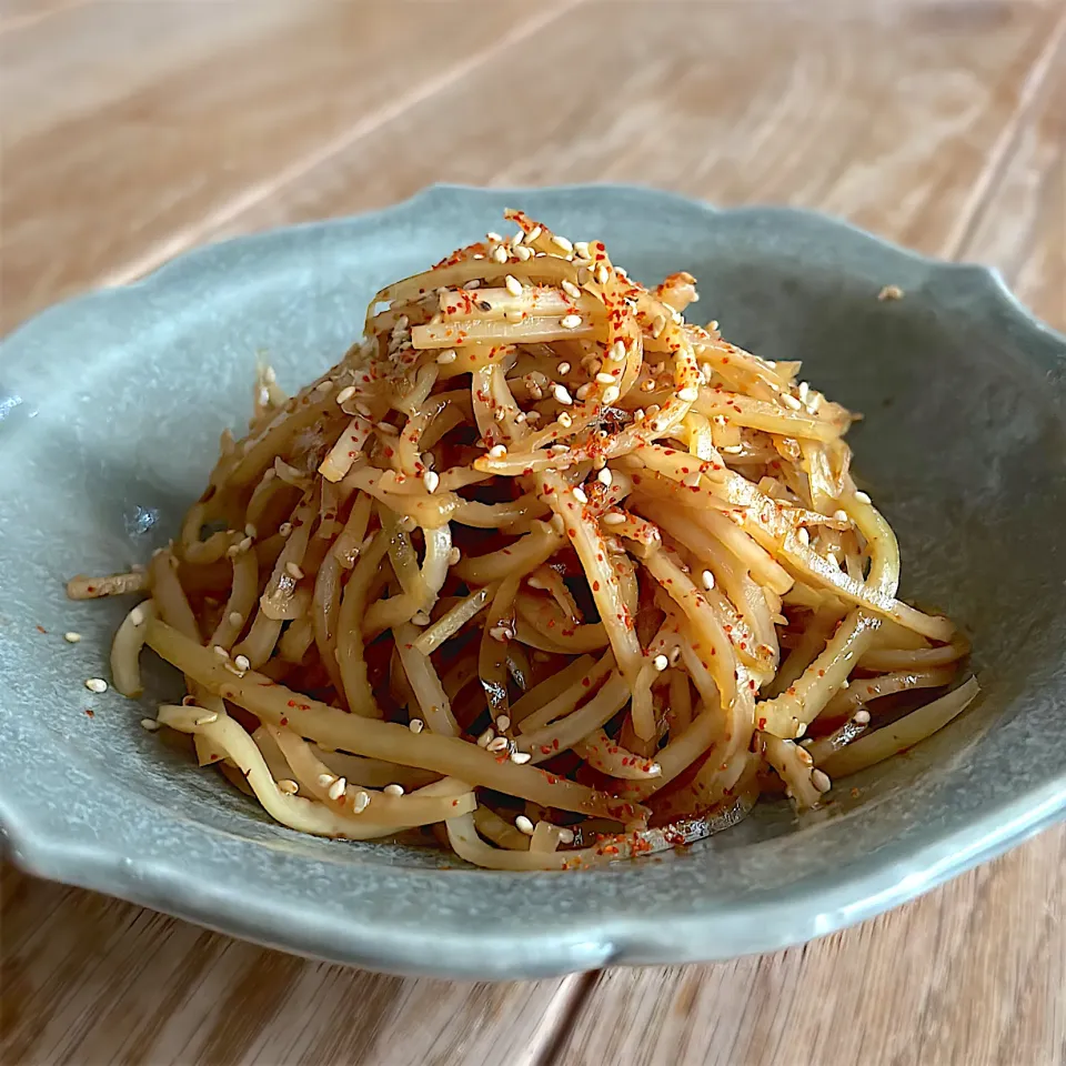 大根の皮のきんぴら|みずほさん