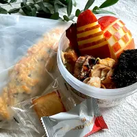 ＊0137. オーブン焼き＆天然酵母パン🥖娘ちゃんの高校生弁当🍱＊|＊抹茶＊さん