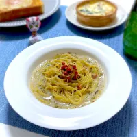 海苔バタークリームパスタ| アルティッチョさん