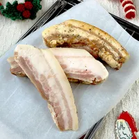 自家製ベーコン(風) 〜工作燻製器にて〜|紅茶とお菓子と時々ごはんさん