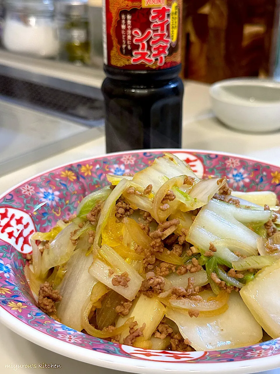 『世界の食卓探検隊』合挽と白菜の中華炒め|由美さん