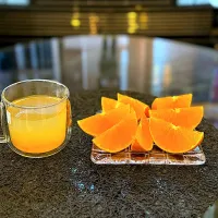 休日の朝☀️は、ゆず茶と紅まどんな🍊| yokoさん