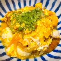 夕べのおつまみ③油麩の卵とじ|KANAさん