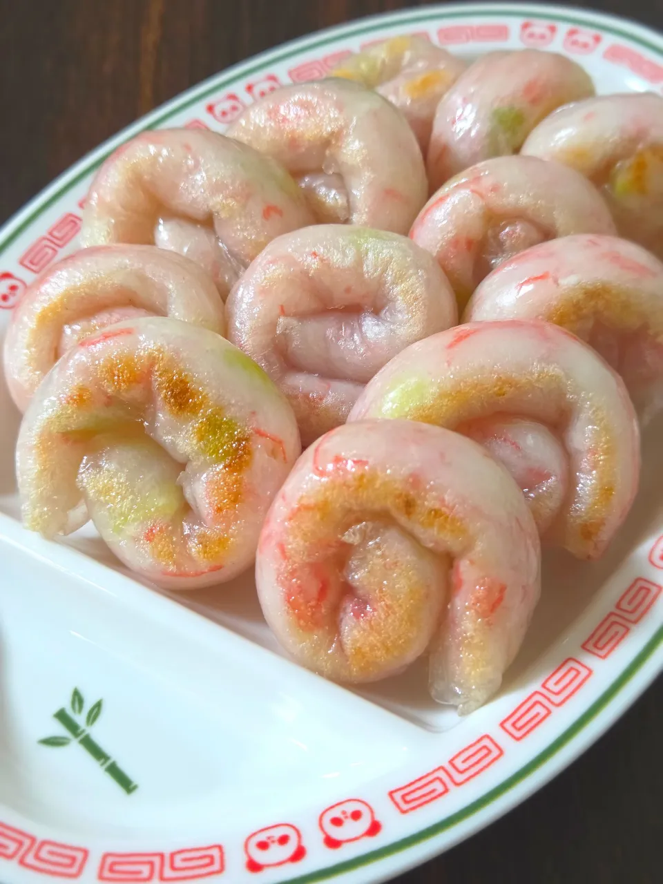 はんぺんとカニカマのライスペーパー巻き|ぱんだのままんさん