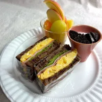 コーン卵のサンドイッチ|かっちゃん杉さん