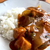 ポークきのこカレー|おさかなさん