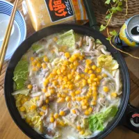 味噌ﾊﾞﾀｰ鍋|まりおさん