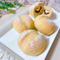 無花果とクリームチーズのプチパン