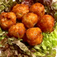 肉団子の甘酢あん|ぺろたんさん