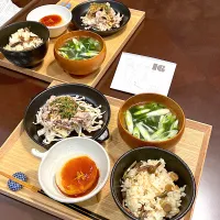 豚しゃぶエノキ、ふろふき大根