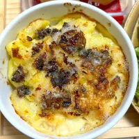 #じゃがいもと長ネギのドフィノア|トリさん