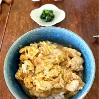 ランチ♯親子丼|小松菜さん