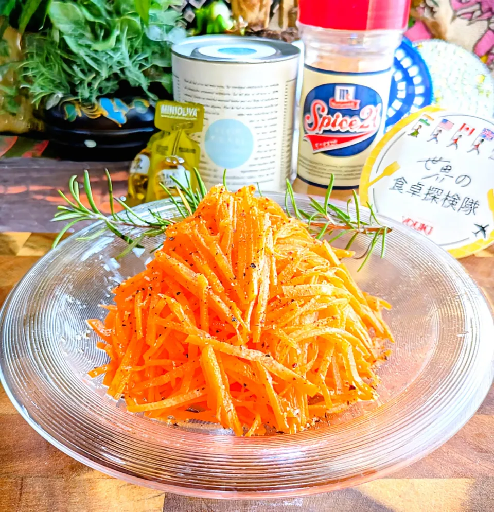 🌏『世界の食卓探検の旅〜🇪🇸スペイン』【🇪🇸エンサラダ・デ・サナオリア】|ayaさん