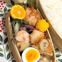本日のお弁当〜鶏天弁当|f.1125beさん