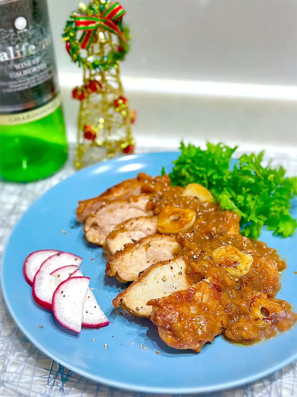 チキンステーキ✨絶品柿ソース😋|ひろりんさん