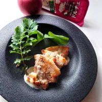 ゴルゴンゾーラアップルソース&ポークソテー