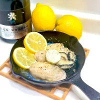 牡蠣のレモンバターステーキ🦪🍋|ひろりんさん