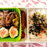 すき焼き❤️旦那さんお弁当❤️|かおるcitronさん