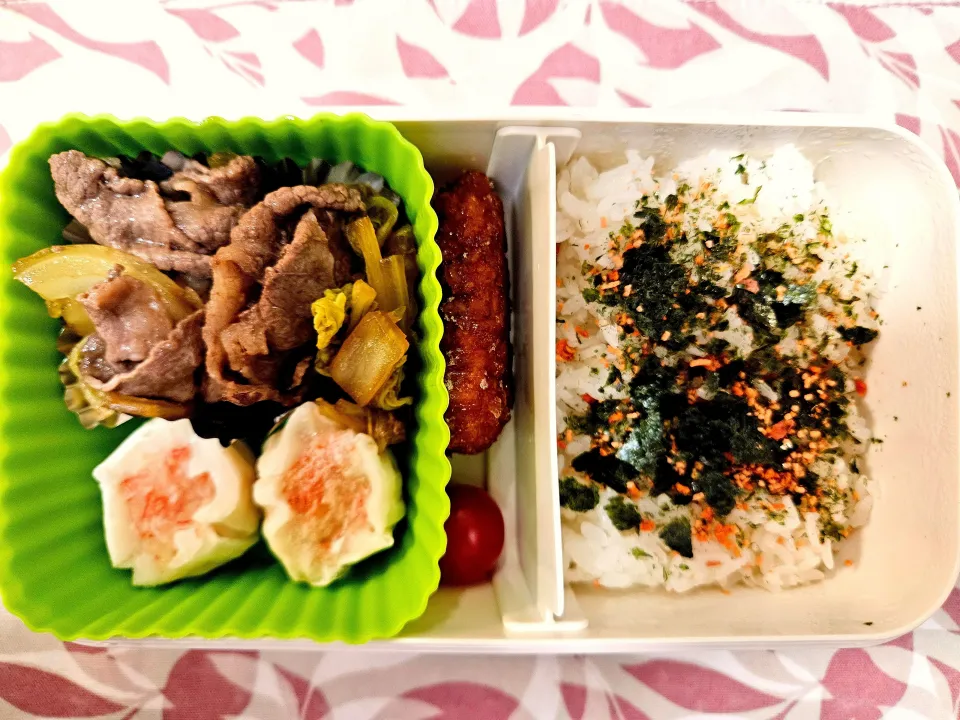 すき焼き❤️旦那さんお弁当❤️|かおるcitronさん