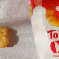 キャラメルコーンの中に雪だるま入ってました(^^)|ナナさん