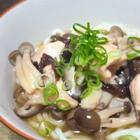 鶏きのこあんかけうどん|ぱんだのままんさん