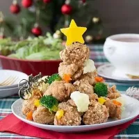 鶏のから揚げクリスマススリー| ヤマサ醤油公式アカウントさん